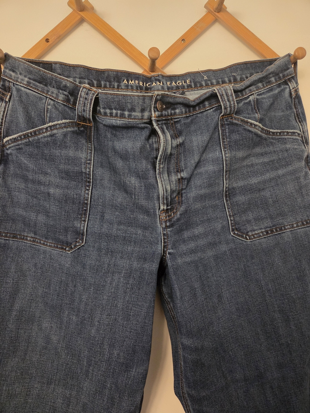American Eagle Outfitters Womens Blue Denim Jeans